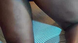 Heading to bed in blue lingerie for some solo fingering fun 😘