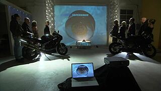 Milf In Golden High Heels Licked And Fucked By Big Cock