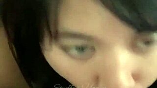 why does this asian slut gawk and deepthroat my monster bbc so sloppily?