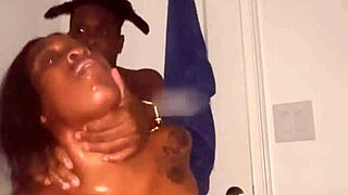 In the steamy shower, a slim petite 18+ beauty gets pounded by a monster cock in hardcore doggystyle action, leading to a wet pussy cumshot and facial finish from her amateur partner.