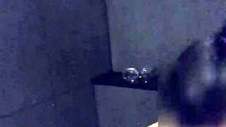 The Asian slut wife grabbed her dildo and vibrator for a steamy solo masturbation session in the gym shower.