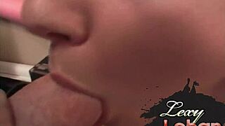 Lexy Lohan shows cameltoe with sexy body blowjob