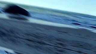 Oh man, I was just chillin' at the beach, relaxin' with this beautiful Latina, lickin' her big clit, feelin' so good and carefree today