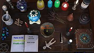 oh man, this office lady sneaks a dildo into the fitting room and starts masturbating publicly in that hentai game