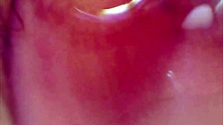 oh man i cant believe this real pussy orgasm with contractions and sperm in the juice under microscope its so intense