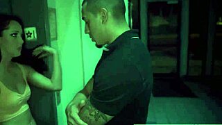 Pale teen gives an intense blowjob in this wild domination scene with extreme machine action who would think cash leads to that