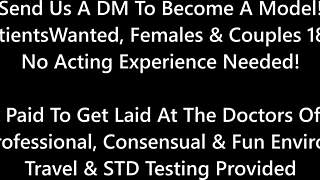 Why do these student nurse interns in latex gloves and glasses spread shaved pussies for tickling and foot fetish play