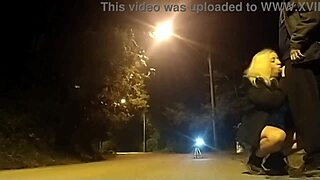 I Got So Thrilled Giving a Blowjob on the Street Near Police