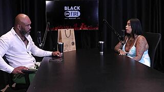 This submissive Brazilian babe tries huge cock in wild domination interview but hesitates at first