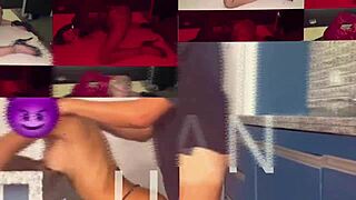 Brunette Wife Invites Friend for Bareback Threesome with Deepthroat Fisting and Wet Pussy Orgasms