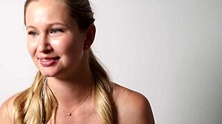 Hey, check out this beautiful blonde inserting fingers into her ass