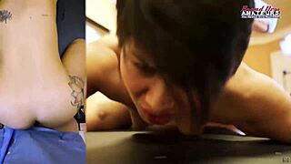 Can this skinny brunette Jae Scott handle sucking dick and deep pussy fucking?