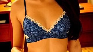 Girls modeling various lingerie styles with barefoot poses and cute accessories in a relaxed setting.