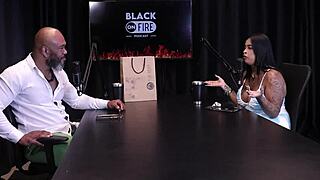 This submissive Brazilian babe tries huge cock in wild domination interview but hesitates at first