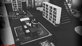 why is this wife cheating and fucking a stranger at the library on cam?