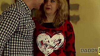 incredible action with old man and young eveline silvia dellai