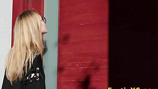 in a casual solo session, the blonde hottie relaxes in the bedroom and gets her pussy rubbed with fingering until she moans in high definition