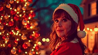 Hey folks, check out this granny Carmen Claus getting a hot Christmas fuck and creampie in missionary