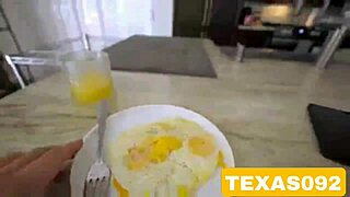 Big booty Lexis Star takes a massive facial from Coke Cain's huge load