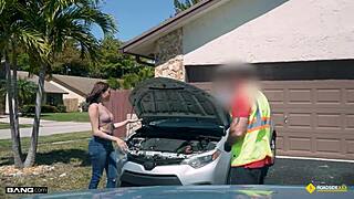 I need you to fuck me hard in the backyard to fix my car.