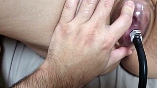 she grabs the pussy pump, swelling those fat pussy lips and chubby vagina in a wild vacuum session