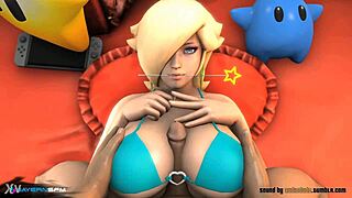 1 2 Switch explores creative titty fuck scenarios.