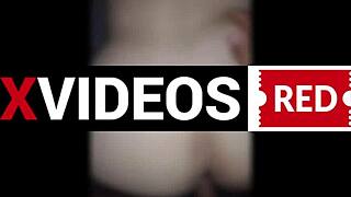 Outdoor amateur milf flashes huge ass in lingerie. She teases with dirty talk before intense anal creampie action.