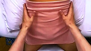 The student invited the woman to his room and they enjoyed some time together