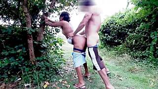 hey, wanna join me in the bushes to fuck my asshole like a real whore with that big cock?