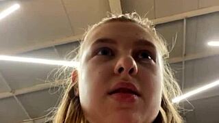 Intense gym training turns into hardcore fucking session