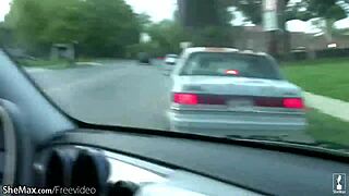 chubby black shemale shakes massive ass and jerks shecock outdoors solo