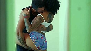 OMG, caught my neighbor spying so I made him fuck me hard till he came inside! 😈🍑💦