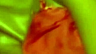 gently touching and feeling her sensitive pussy to build up that romantic arousement in erotic massage