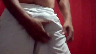 Moreno shows off his sexy curved cock in steamy solo session 😉🍆