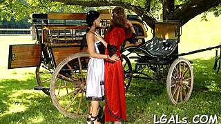 Bold honeys dive into intense fingering action with tight pussies.