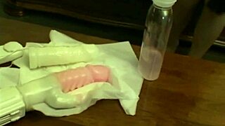 Asian babe masturbates with toys in her hairy pussy solo