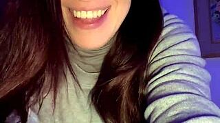 Girlfriend challenges friend to a double cumshot blowjob pov game with toys and squirting fun