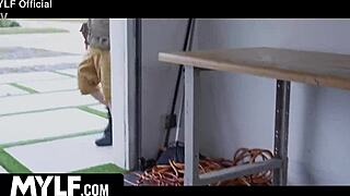 A million years without sex? Domination in amazon position with tall redhead milf and cum on tits! 🔥💦😈