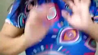 stunning big natural tits blonde contrasts with huge ass while kissing and spitting in intriguing maledom fetish play