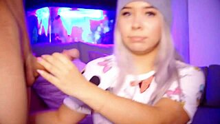 hey this submissive latina needs cum on her tongue to sleep