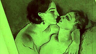 Vintage Erotic Art Showcases Hairy Pussy And Antique Beaver In Retro Style