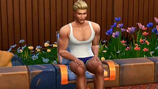 Ajay bangs cheerleading squad with big tits and asses poolside in group fun 😈