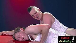 hey that gay bear is prepping those bdsm twinks for extreme fisting action 😈👐