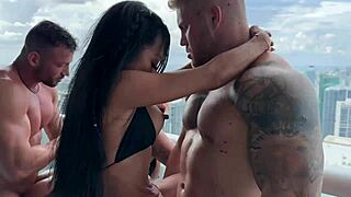 interracial orgy in miami with cj miles maximo garcia hayley davies filoufitt and big tits action 🔥🍆