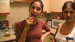 uh, like, 18yo native american girlfriends team up on big black cock for fun, yeah