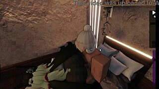 Hot girl gets her jeans ripped for intense big cock fucking session