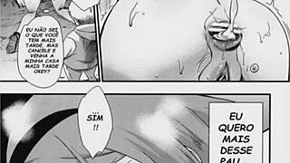 Animation featuring cartoon milf adventure