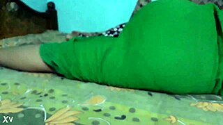 indian housewife sanjana displays big ass in homemade anal closeup scene