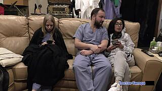 hey jasmine rose, time for your cheerleading physical exam as a bratty orphan patient