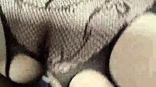 What if my wife's curvy friend finally gives in to passionate POV fucking and cumshot?